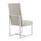 Manhattan Comfort Element Velvet Dining Chair in Champagne, PK2 2-DC030-OM - alternate 3